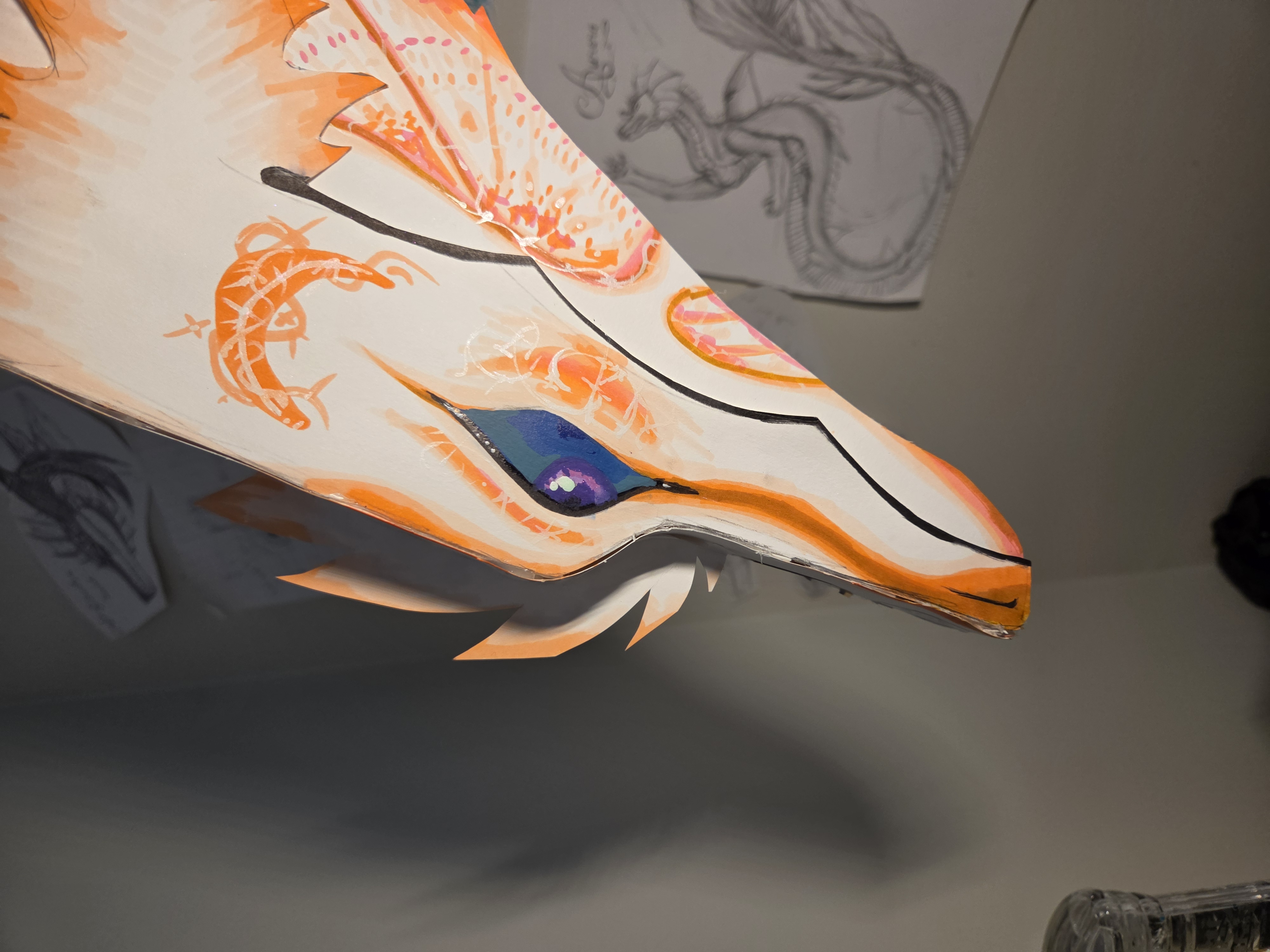 Medium paper dragon example